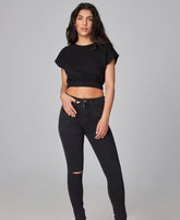 ALEXA - WBLK Weathered Black by LOLA Jeans - chic life.com