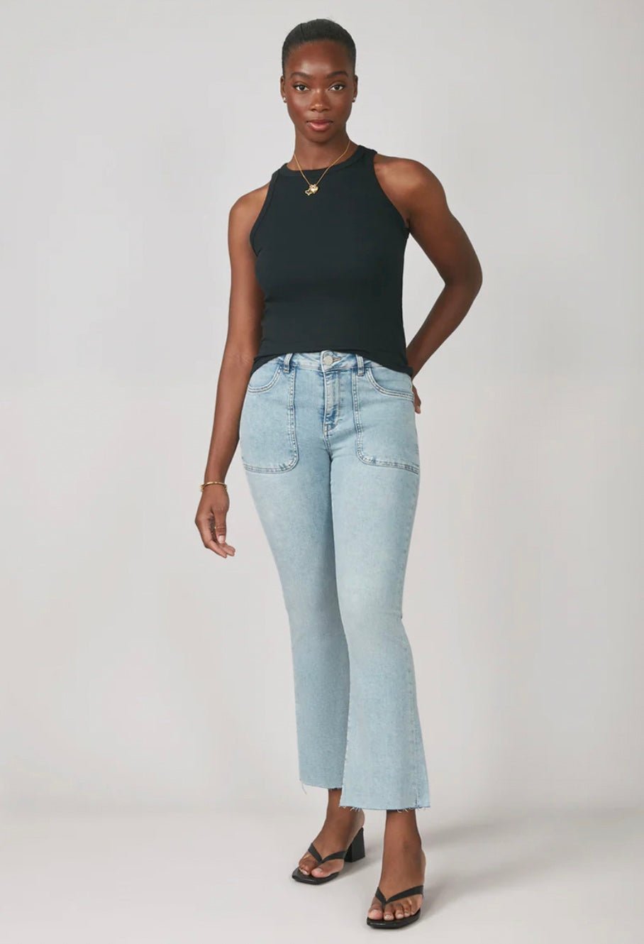 BILLIE - TD High Rise Bootcut Jeans - chic life.com