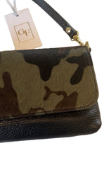 Camouflage Leather Pouch Crossbody Clutch - chic life.com