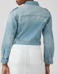 Cropped Denim Jacket - chic life.com