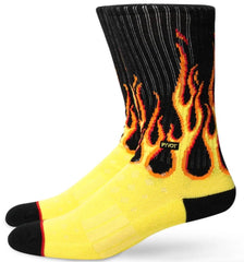 Flames socks by Pivot - chic life.com