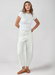 High Rise Barrel Jeans - chic life.com