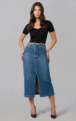 High Rise Maxi Skirt - chic life.com