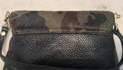 Leather Cowhide Crossbody and Clutch (New Version) - Camouflage - chic life.com