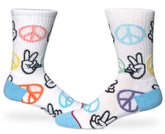 PEACE socks by Pyvot - chic life.com