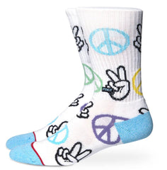 PEACE socks by Pyvot - chic life.com
