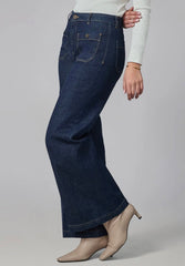 Ultra High Rise Wide Leg Jeans - chic life.com