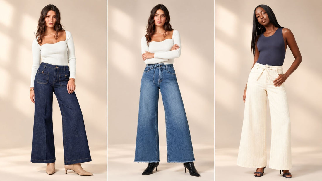 High Waisted Wide Leg Jeans
