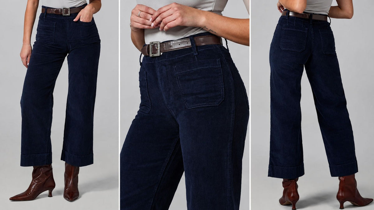 Wide Leg Corduroy Pants