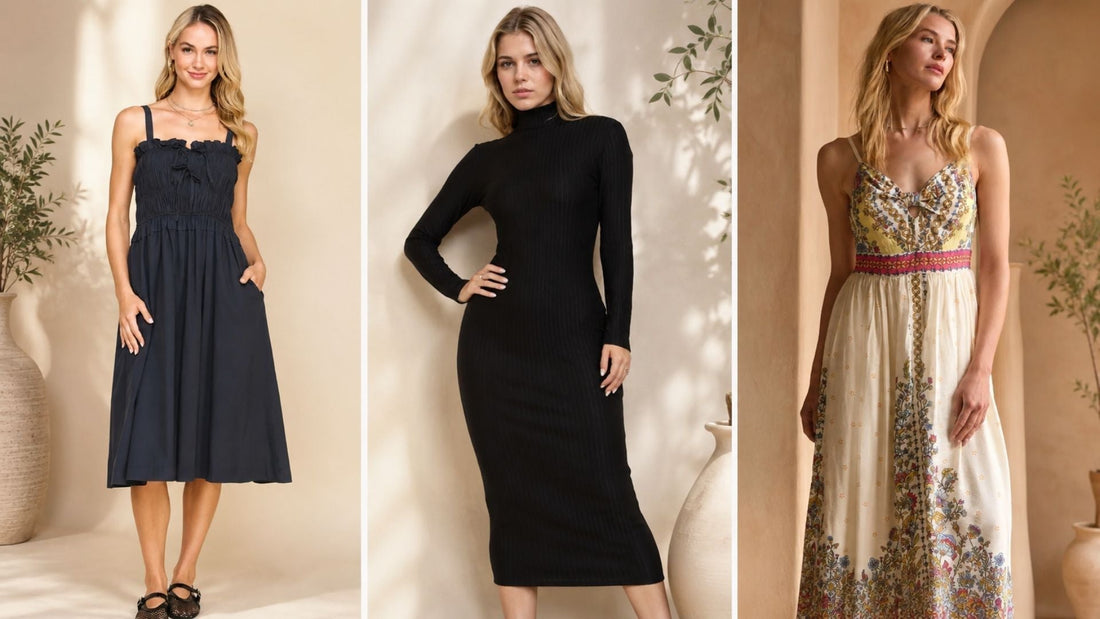 Chic Midi Dresses for Women: From Floral Prints to Timeless Black Styles - Chic Life