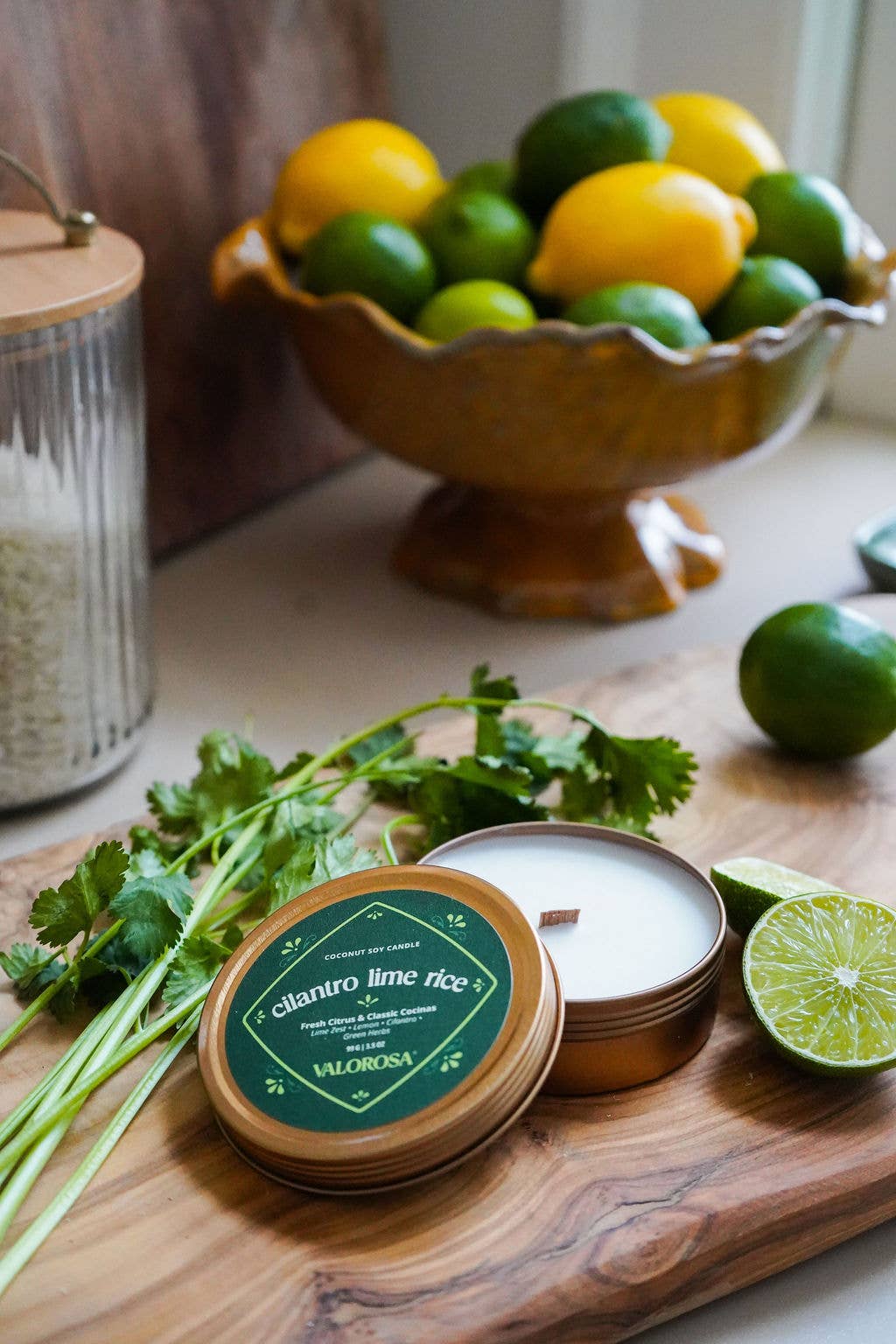Cilantro Lime Rice Candle Tin | Cilantro, Herbal, Citrus