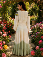 Golden Horizon Embellished Boho Maxi Dress