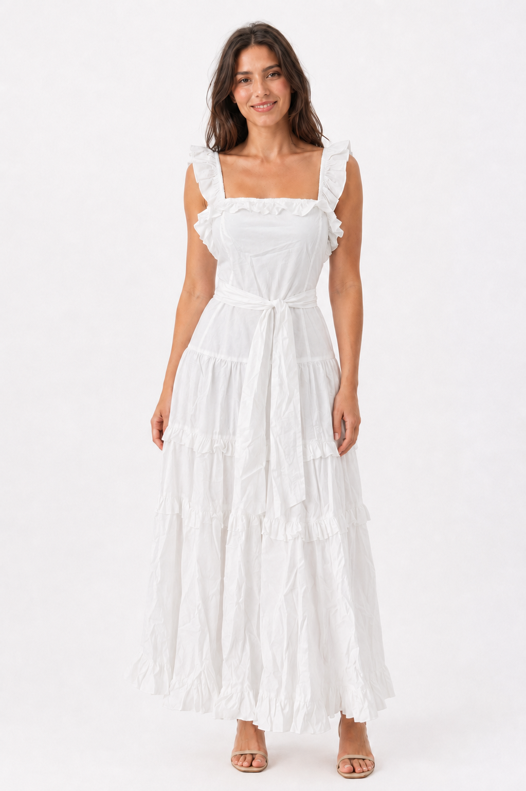 Ruffled Maxi Dress