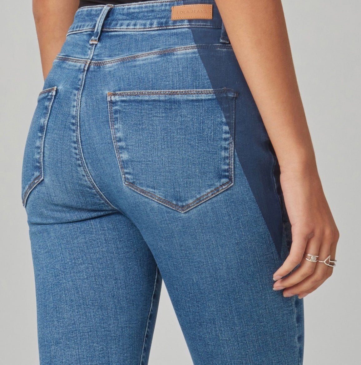 Alexa - CCB Coated Coastal Blue by LOLA Jeans - chic life.com