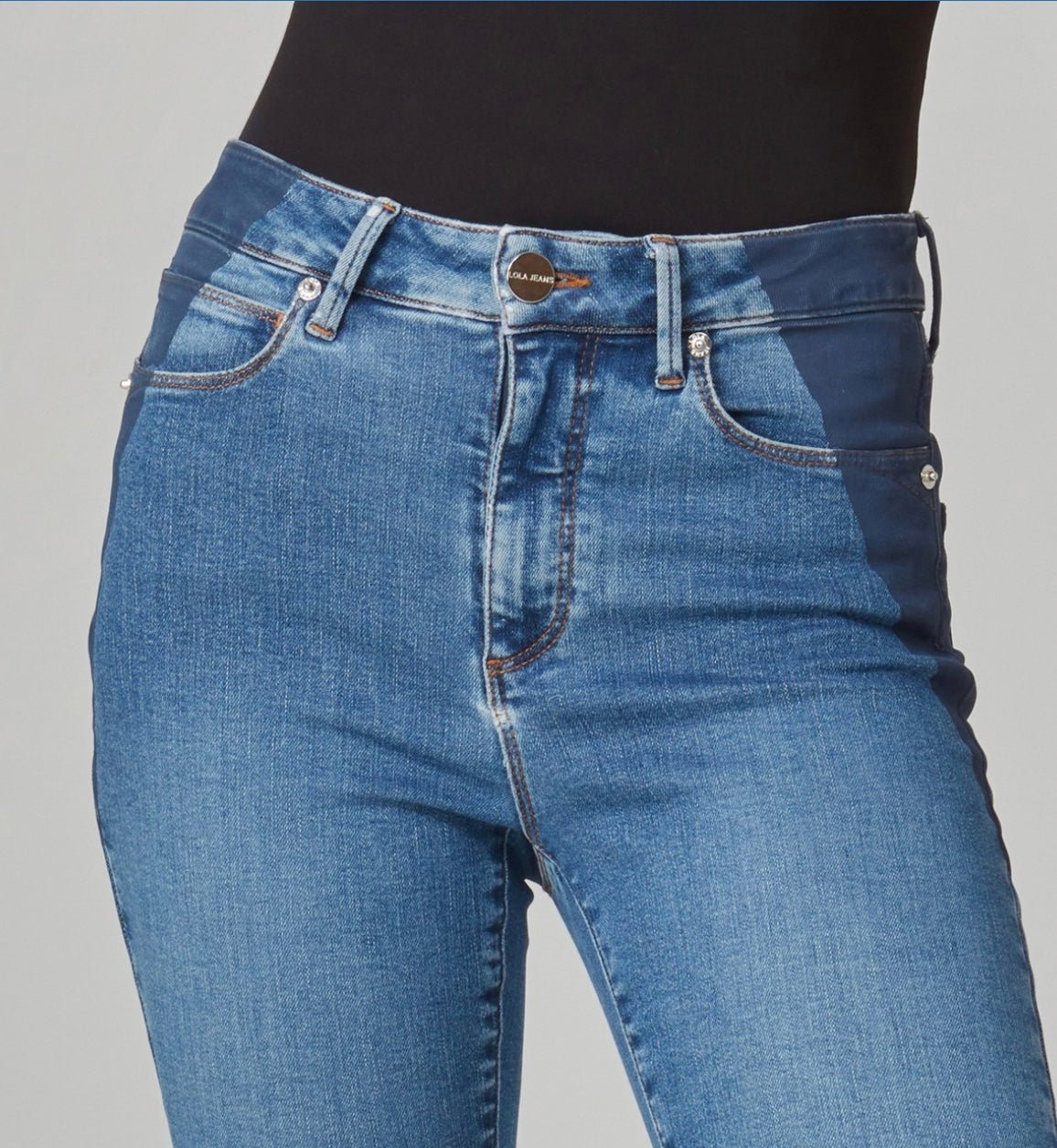 Alexa - CCB Coated Coastal Blue by LOLA Jeans - chic life.com