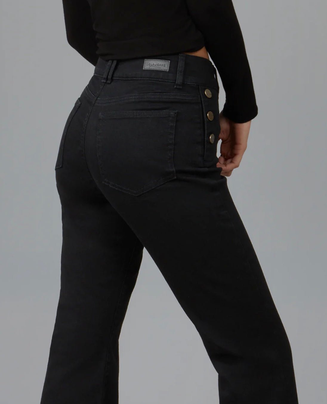 Alice - Onyx Jeans by LOLA - chic life.com