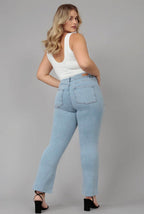 BILLIE - TD High Rise Bootcut Jeans - chic life.com