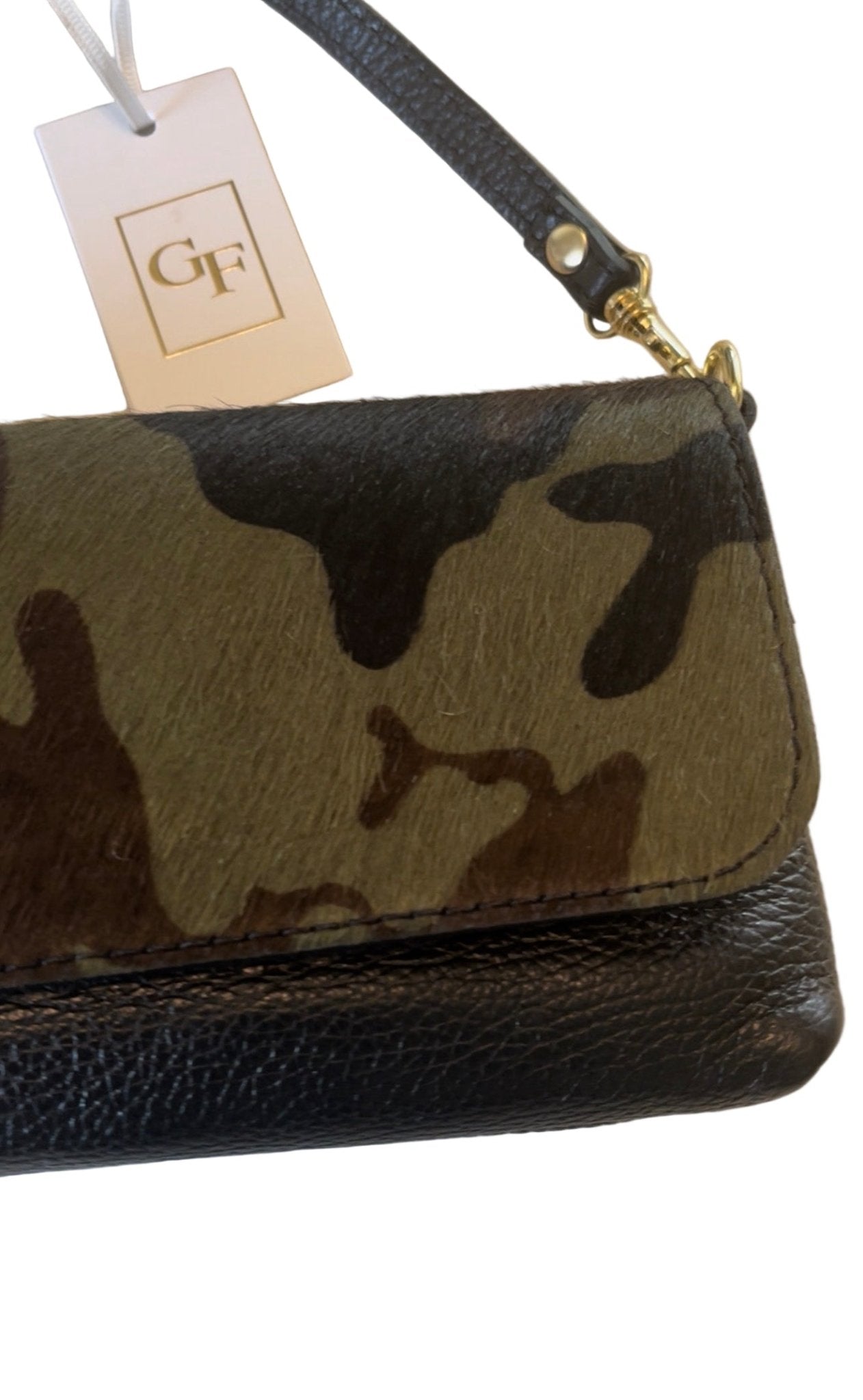 Camouflage Leather Pouch Crossbody Clutch - chic life.com