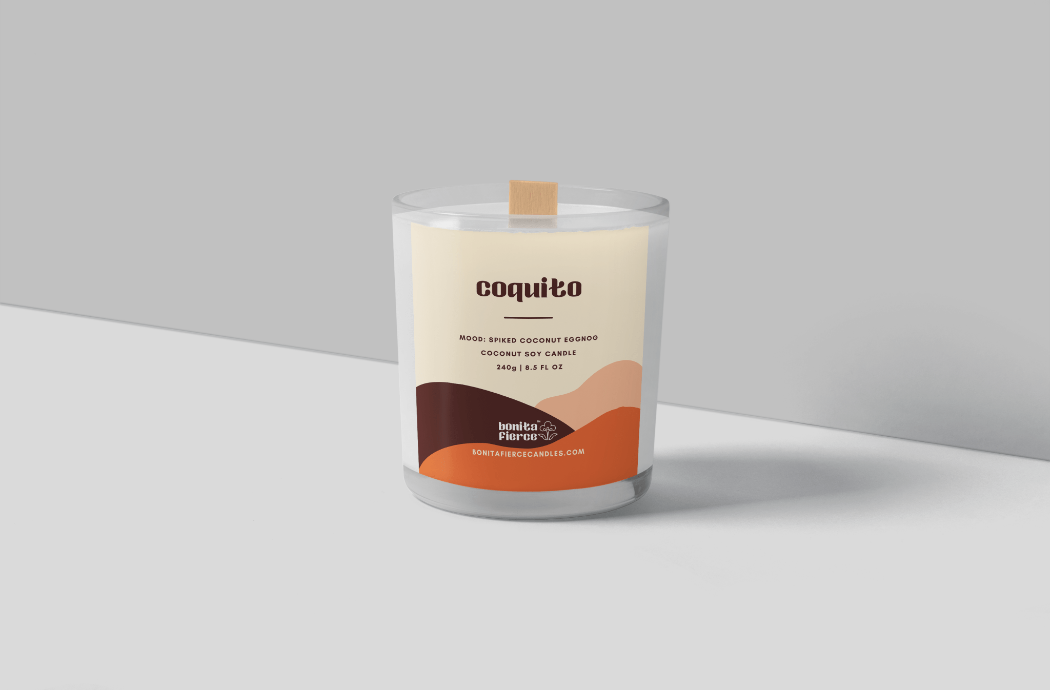 Coquito Candle by Bonita Fierce - chic life.com