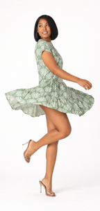 Tiered Babydoll Mini Dress by Pinch