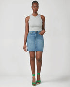 High Rise Denim Mini Skirt - Chic Life