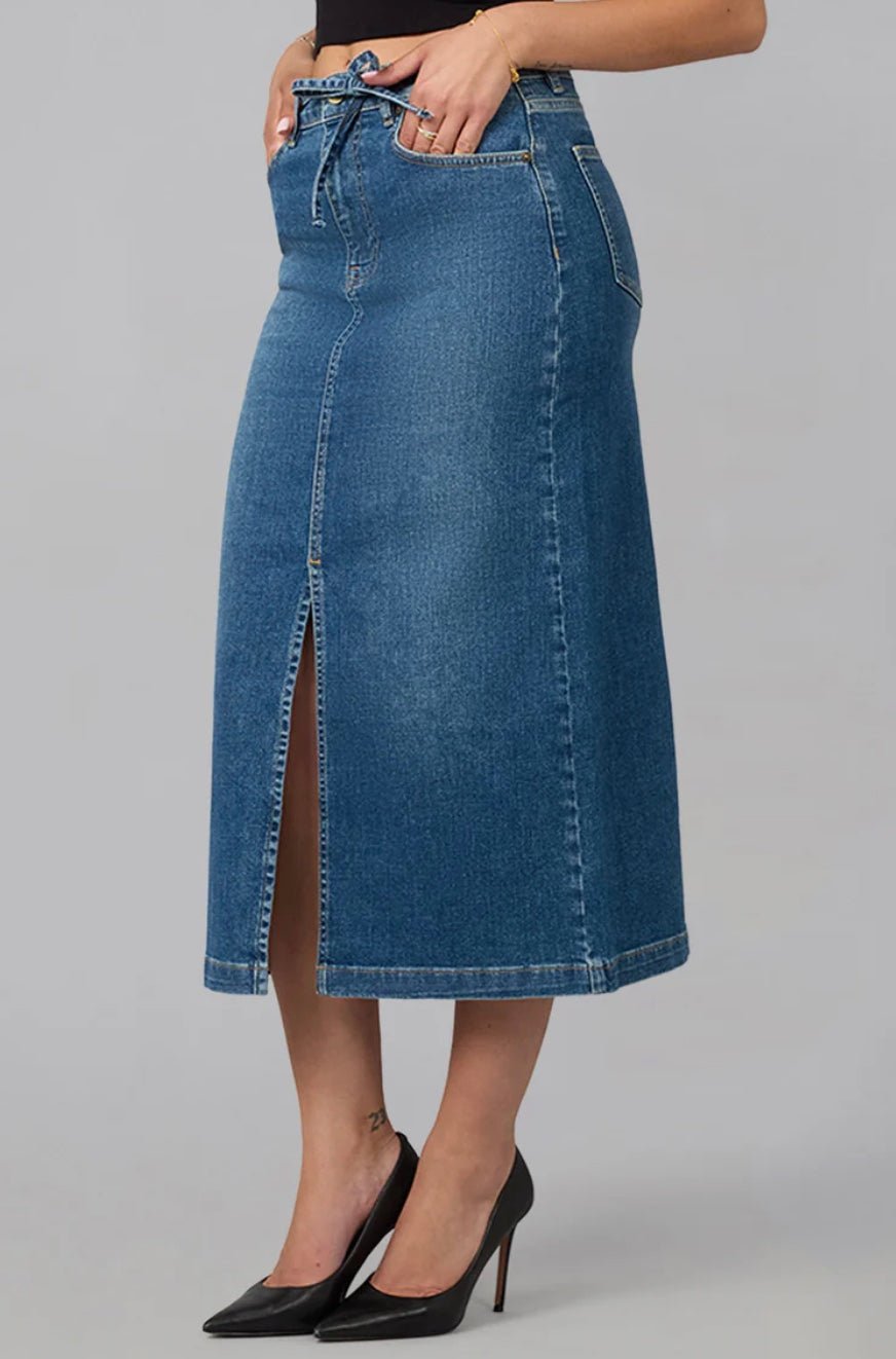 High Rise Maxi Skirt - chic life.com