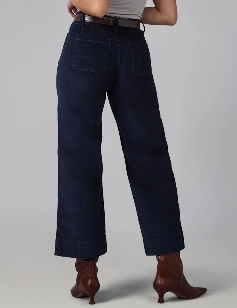 High Rise Wide Leg Corduroy - chic life.com