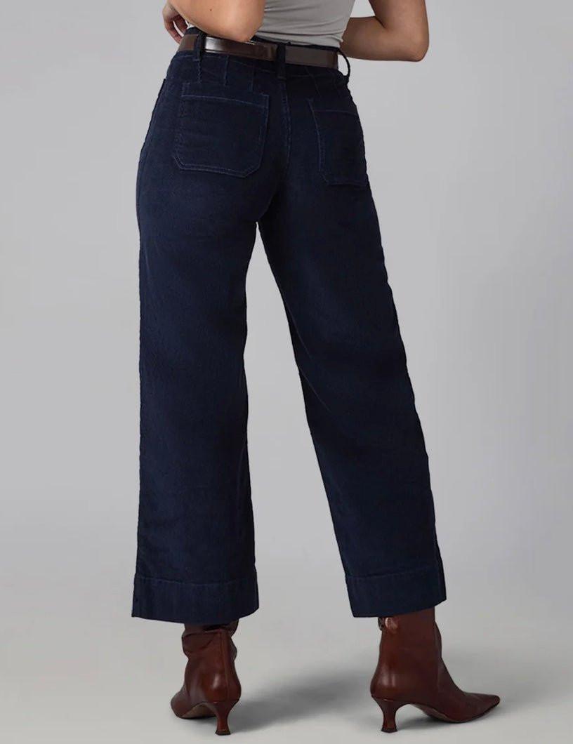 High Rise Wide Leg Corduroy - chic life.com