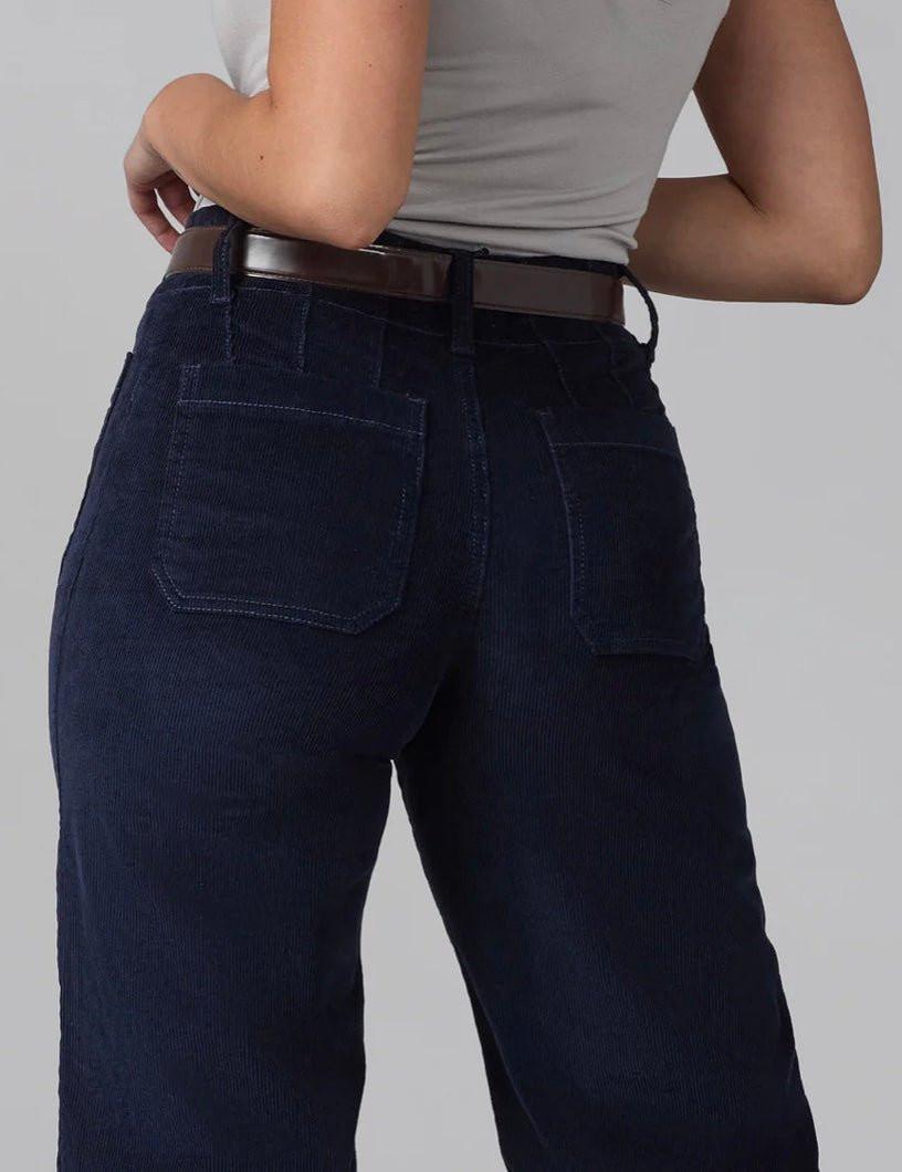 High Rise Wide Leg Corduroy - chic life.com