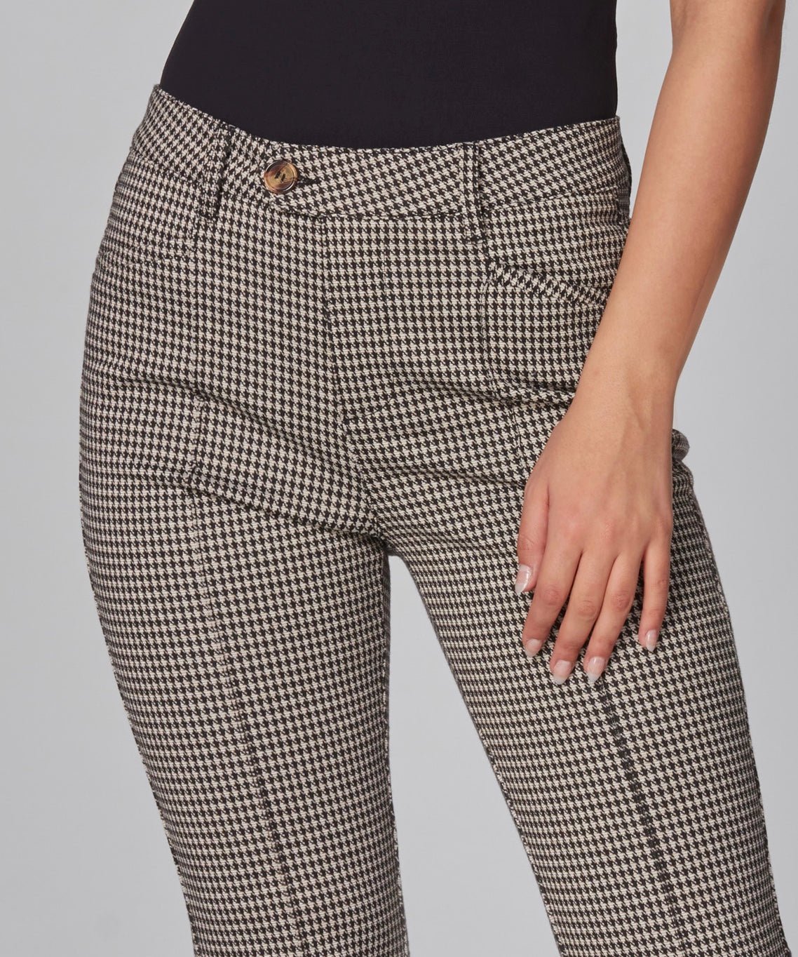 JHT - Jersey Houndstooth by LOLA Jeans - chic life.com