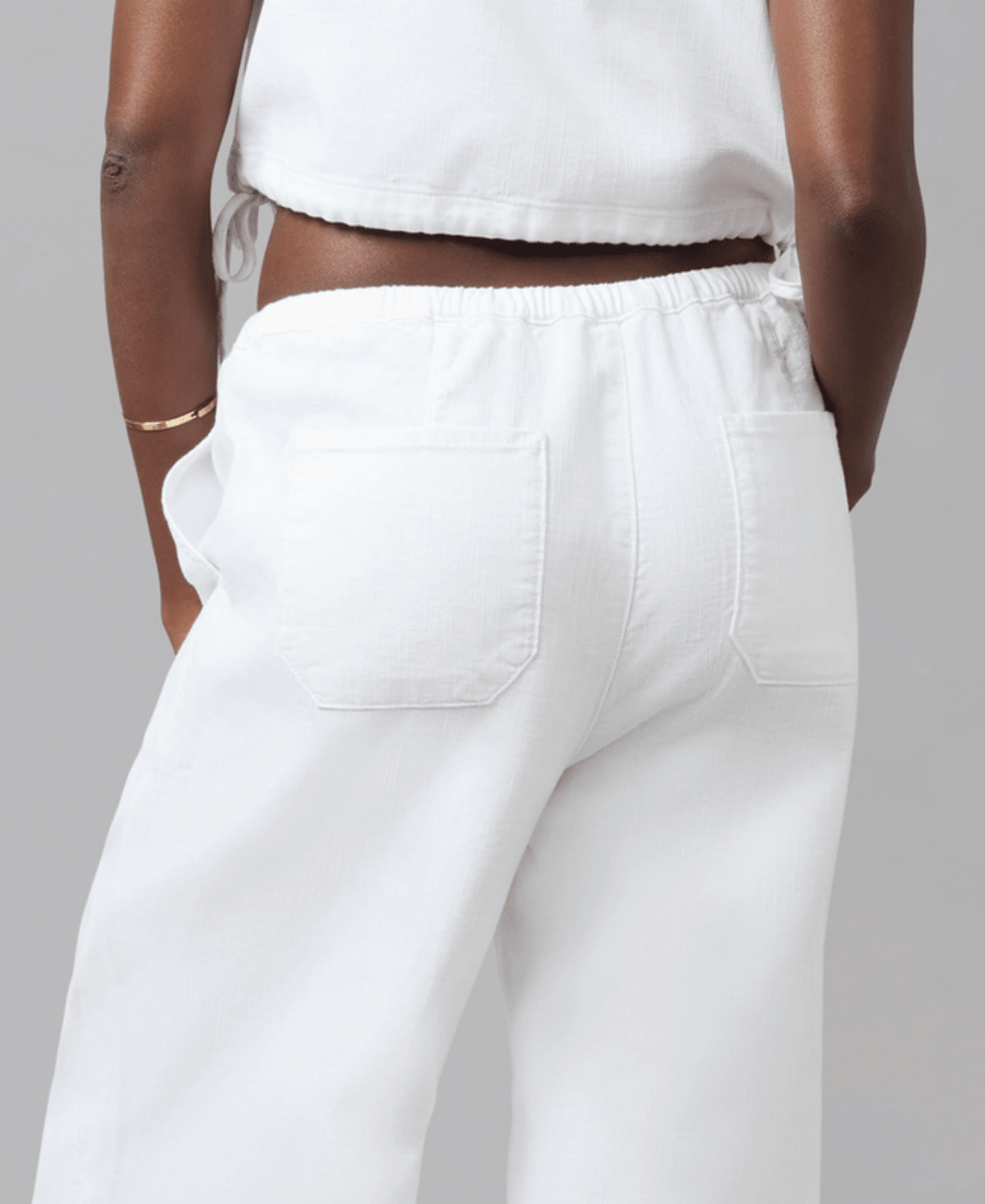 Mid Rise Cotton Twill Trouser - Chic Life