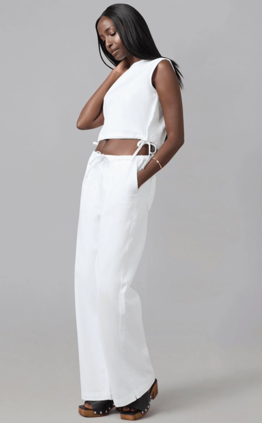 Mid Rise Cotton Twill Trouser - Chic Life