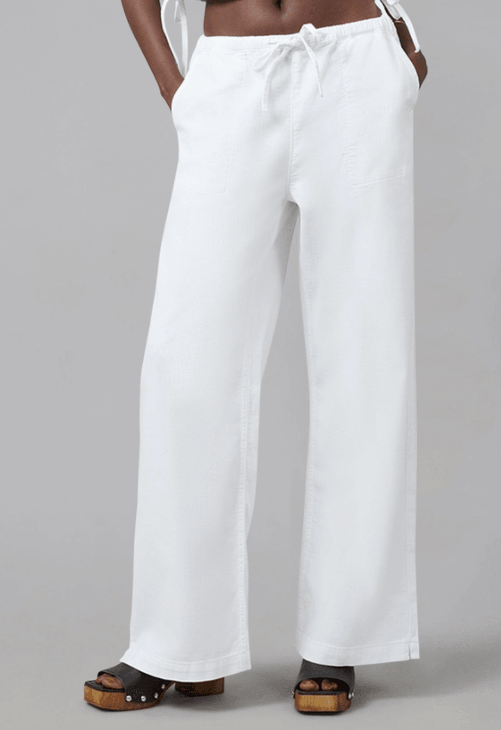 Mid Rise Cotton Twill Trouser - Chic Life