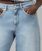 MILAN - SWB ULTRA HIGH RISE WIDE LEG JEANS 32" INSEAM - chic life.com