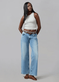 MIRO - DD MID RISE COMFORT STRAIGHT JEANS 31" INSEAM SALE PRICE - chic life.com