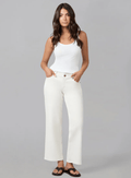 MIRO - RAW MID RISE COMFORT STRAIGHT JEANS 31" INSEAM - chic life.com