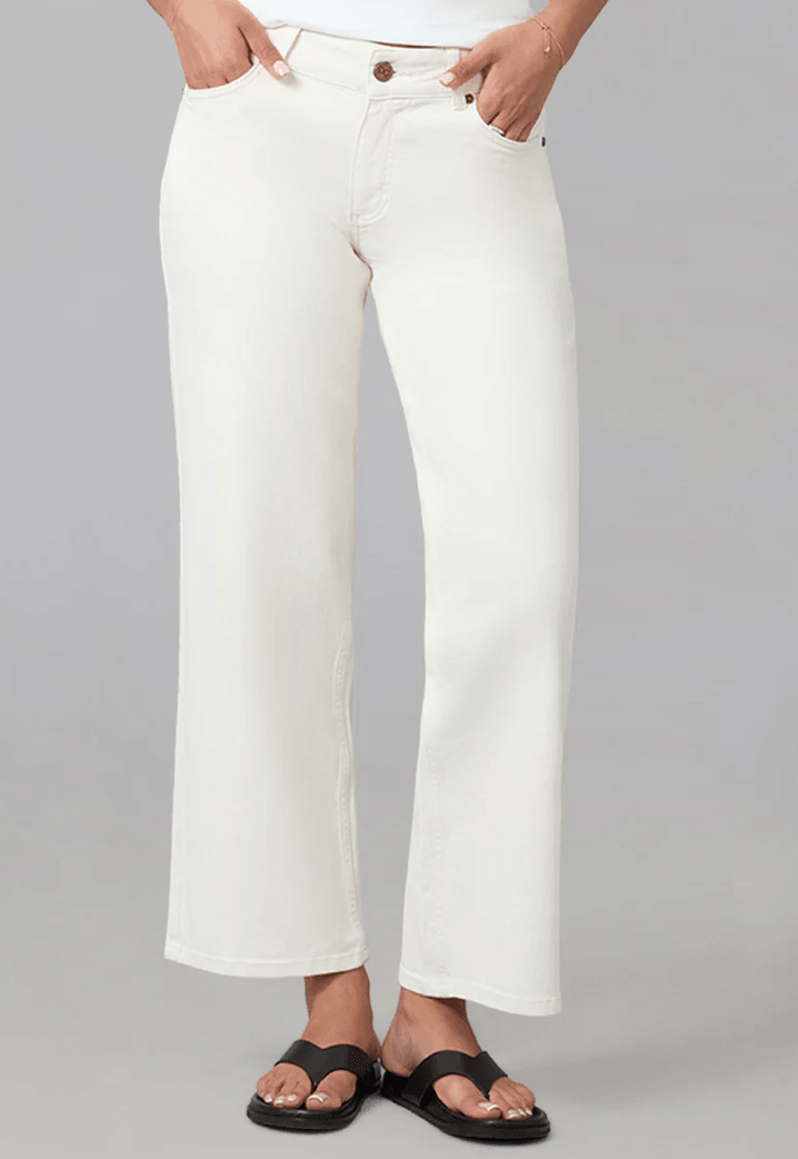MIRO - RAW MID RISE COMFORT STRAIGHT JEANS 31" INSEAM - chic life.com