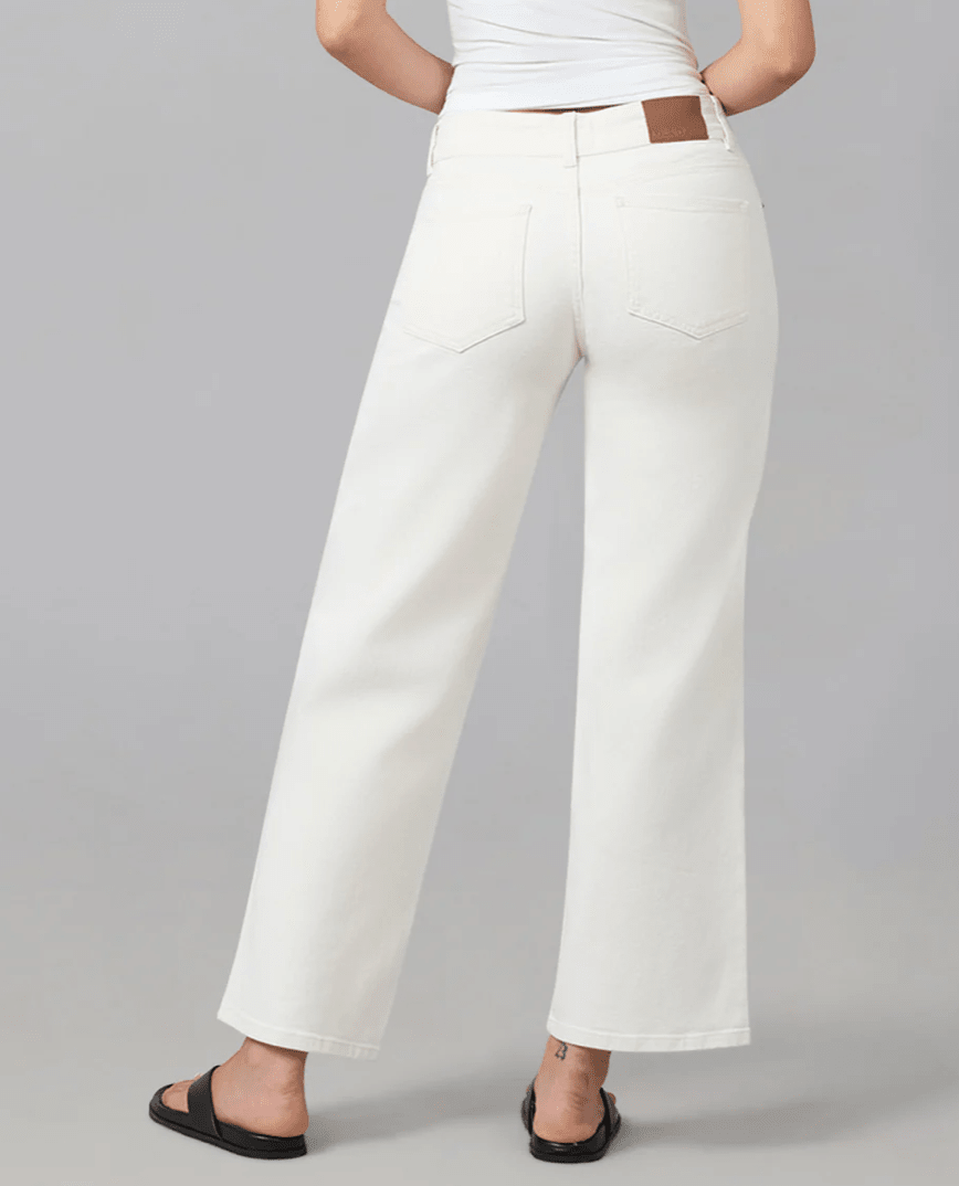 MIRO - RAW MID RISE COMFORT STRAIGHT JEANS 31" INSEAM - chic life.com
