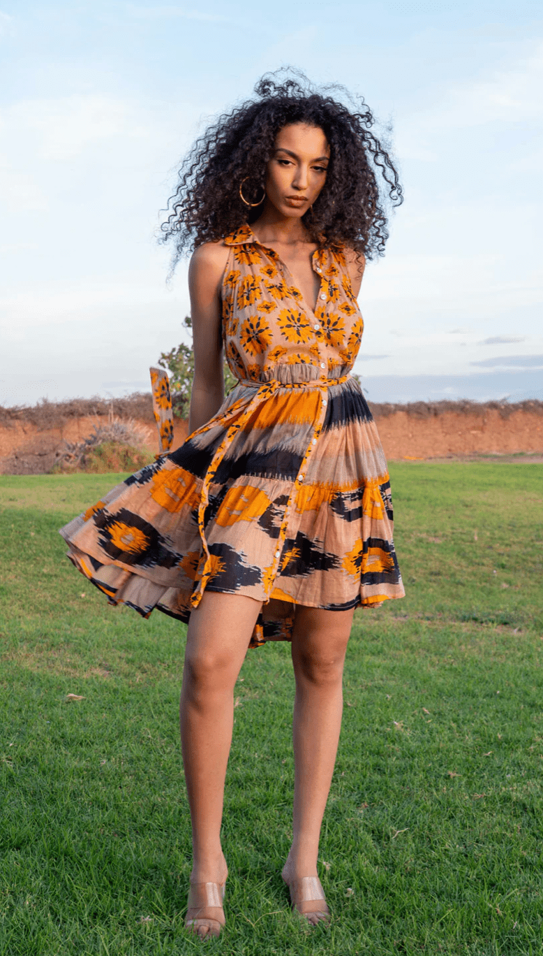 Multicolor Print Mini Dress - Chic Life