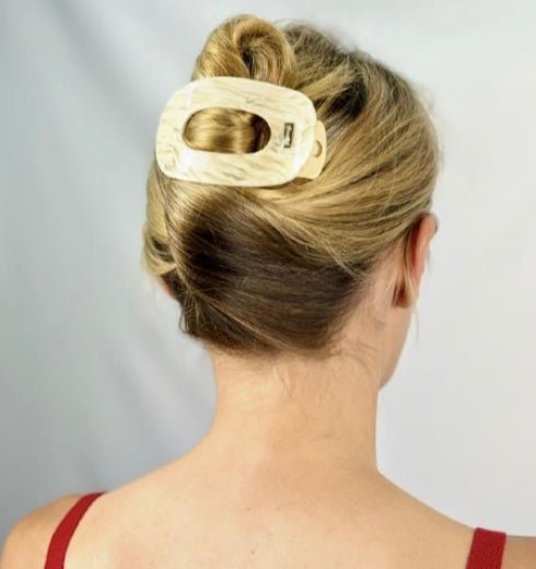 Oval Yoga Hair Clip by Ficcare - chic life.com