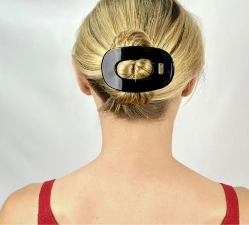 Oval Yoga Hair Clip by Ficcare - chic life.com