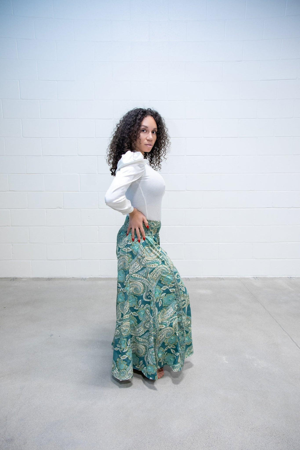 Paisley Palazzo Pants by Paani Luv - Chic Life
