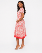 Paisley Print Midi Dress by PINCH - Chic Life