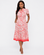 Paisley Print Midi Dress by PINCH - Chic Life