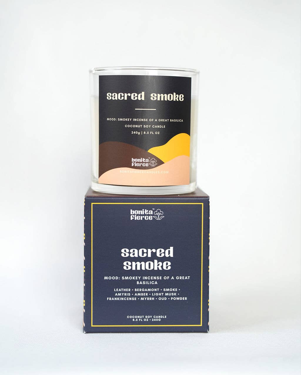 Sacred Smoke Candle by Bonita Fierce - chic life.com