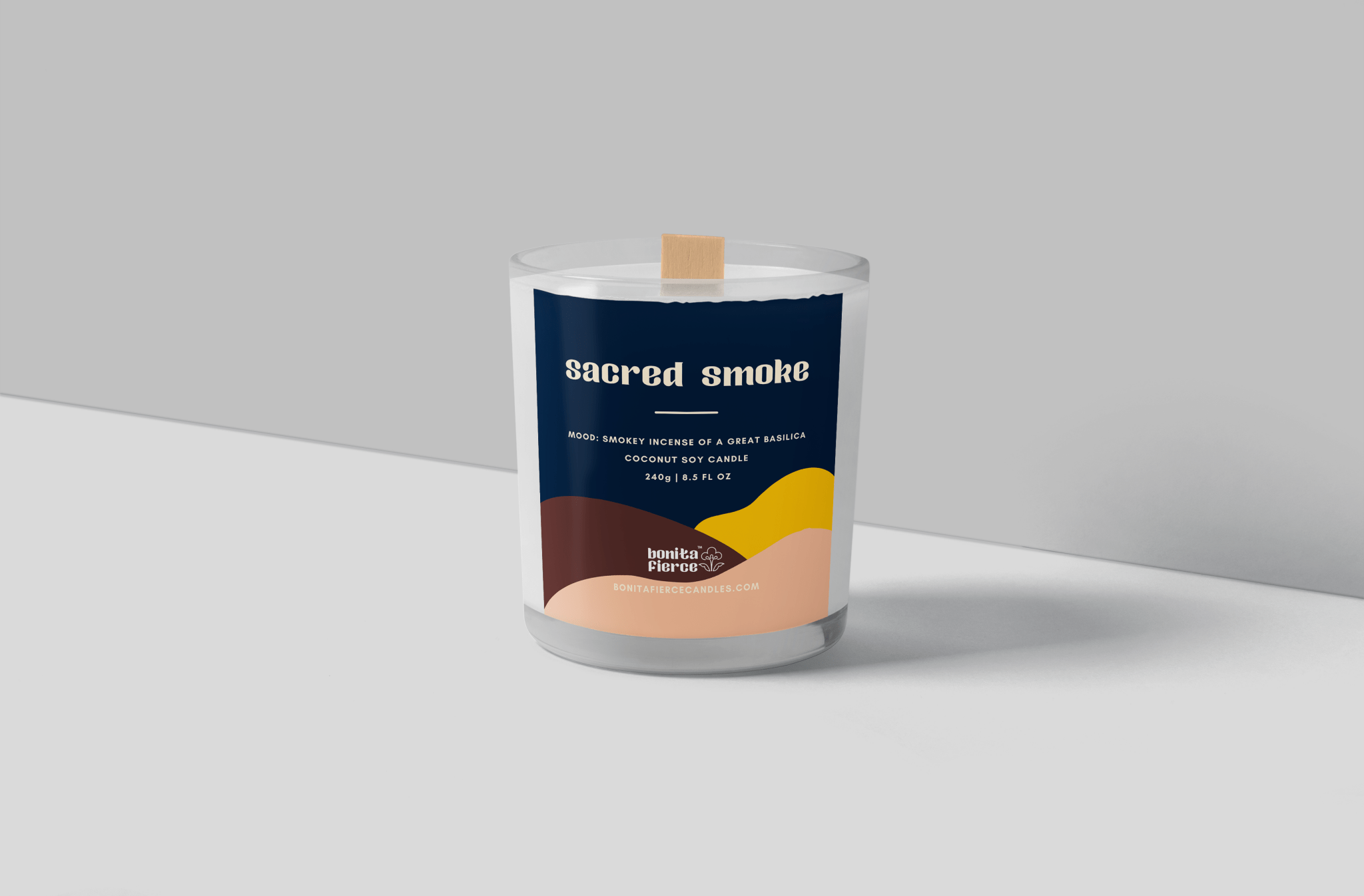 Sacred Smoke Candle by Bonita Fierce - chic life.com