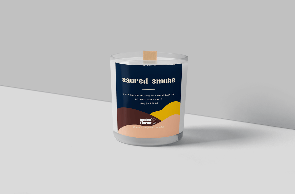 Sacred Smoke Candle by Bonita Fierce - chic life.com