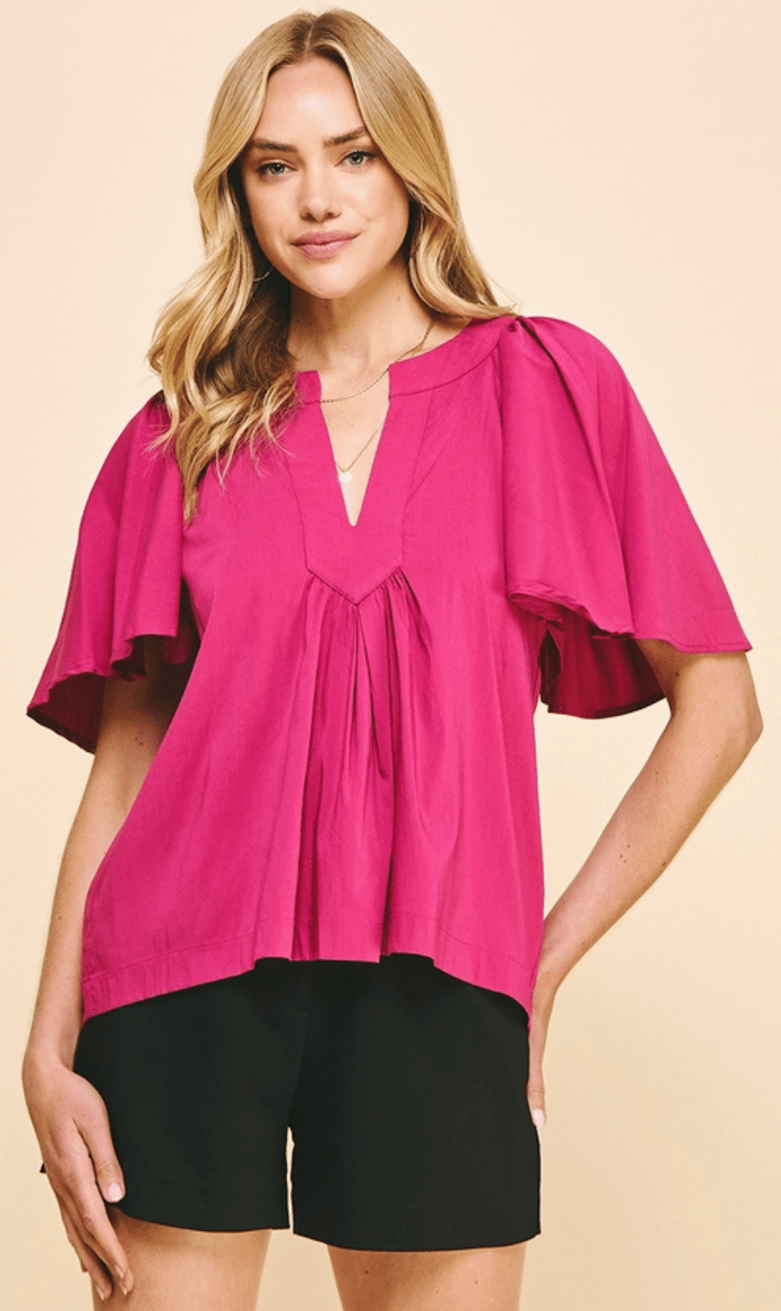 Short Sleeve Oversized Top by Pinch - Chic Life
