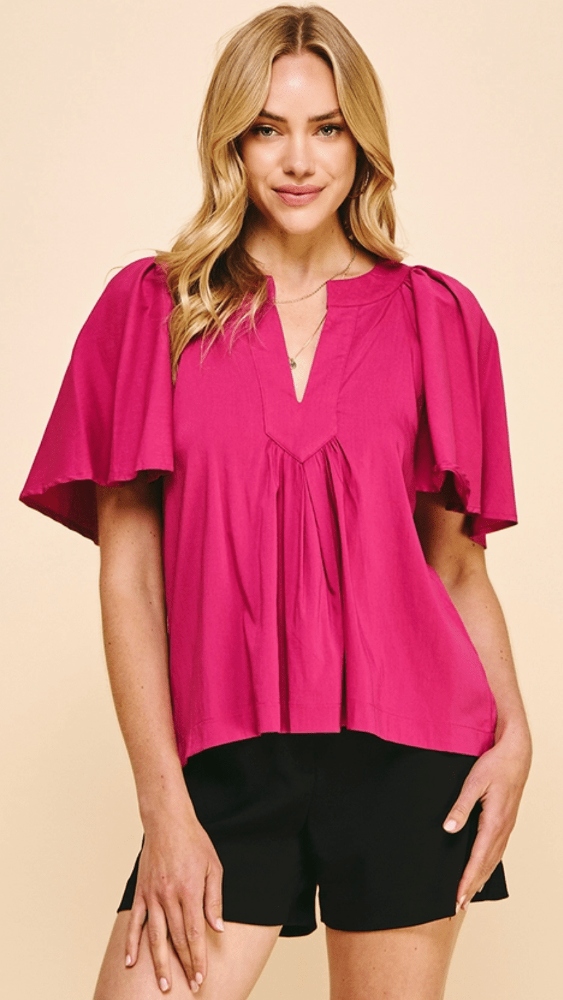 Short Sleeve Oversized Top by Pinch - Chic Life