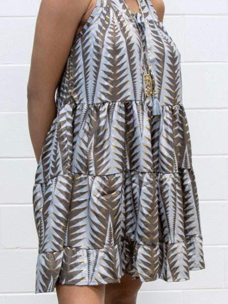 Short Tiered Dress - chic life.com